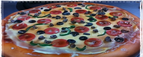 עוגה בעיצוב פיצה
